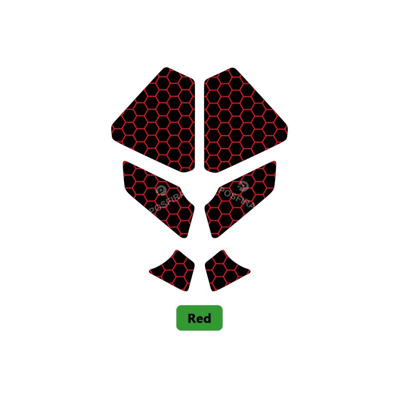 POSFIRA Motorcycle Footrest Panel Sticker Vinyl Decals for Honda CB1000R 2024 2018- CB 1000R 1000 R Accessories CB1000R-Red