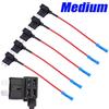 20/5pcs Car Fuse Holder Add-a-circuit MINI SMALL MEDIUM TAP Adapter Micro Mini Standard Blade Car Fuse with Holder Adapter 32V Fuse Holders1