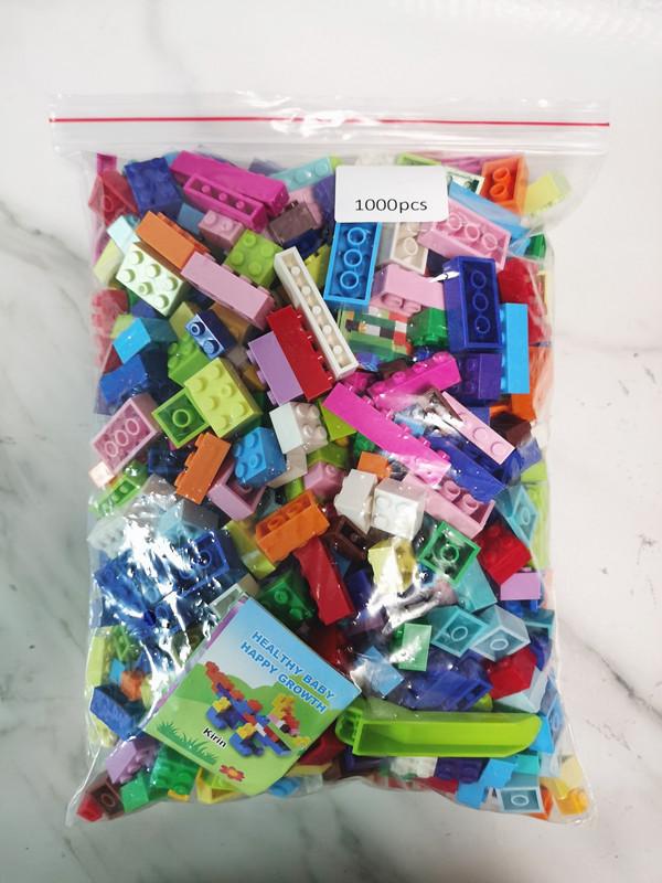 Kompatibel für Großpackung Bausteine Geschenkfiguren 500g ca. 350 Stück 20 Arten Kindertagsgeschenk DIY pädagogisch Kreatives Spielzeug