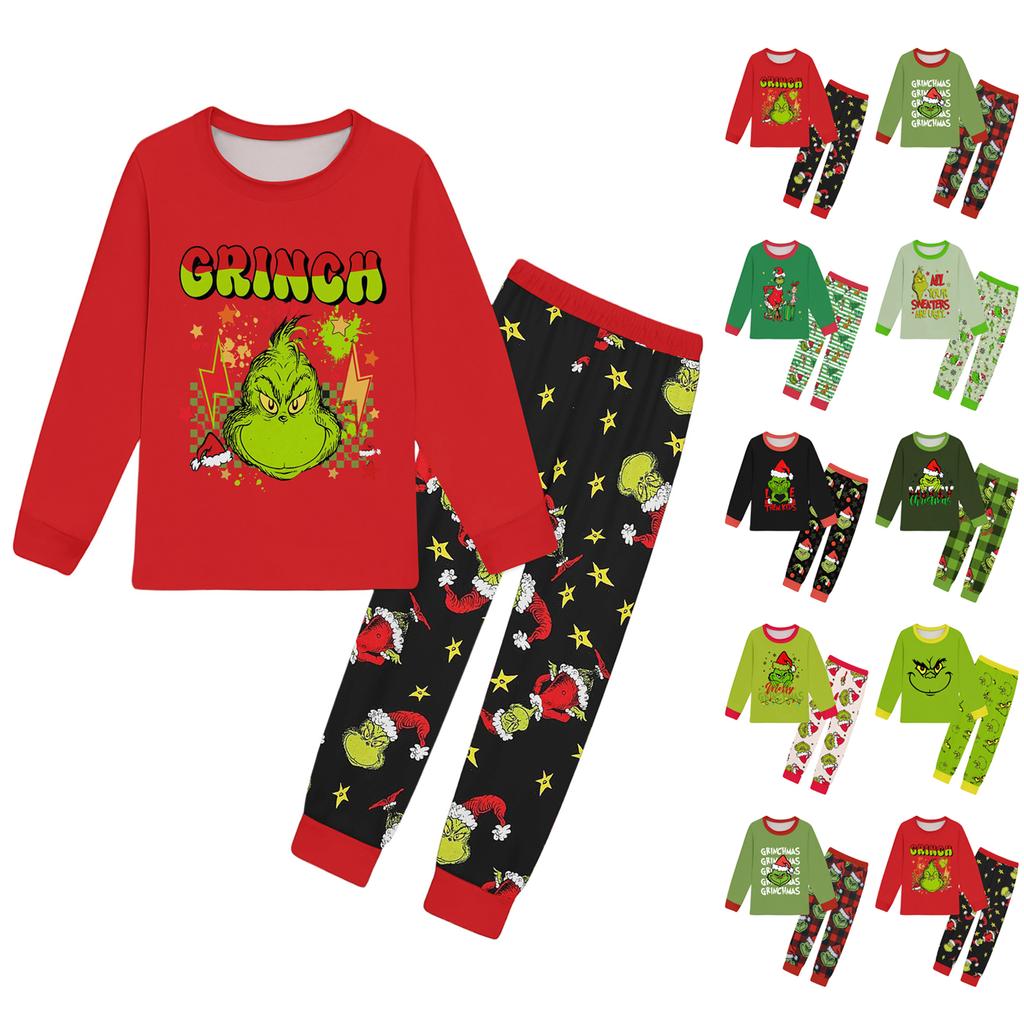 Girls Pants Set Kids Tee Shirt 2PCS Long Sleeve Cartoon Clothing Outfit