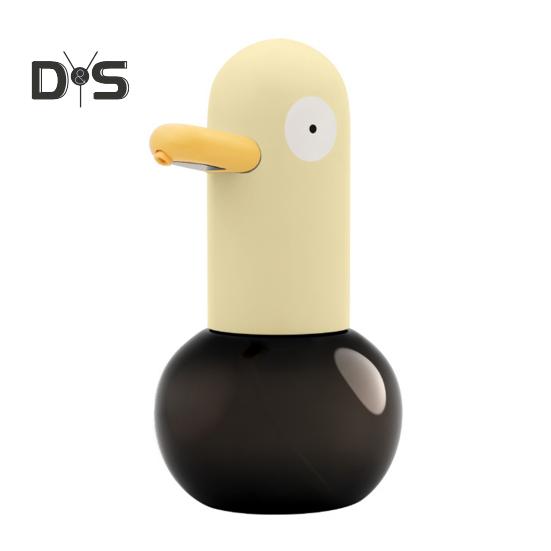 

Диспенсер для мыла в ванной комнате Большая емкость Бесконтактный дизайн Простота использования Забавный автоматический пенящийся дозатор в форме утки жёлтый