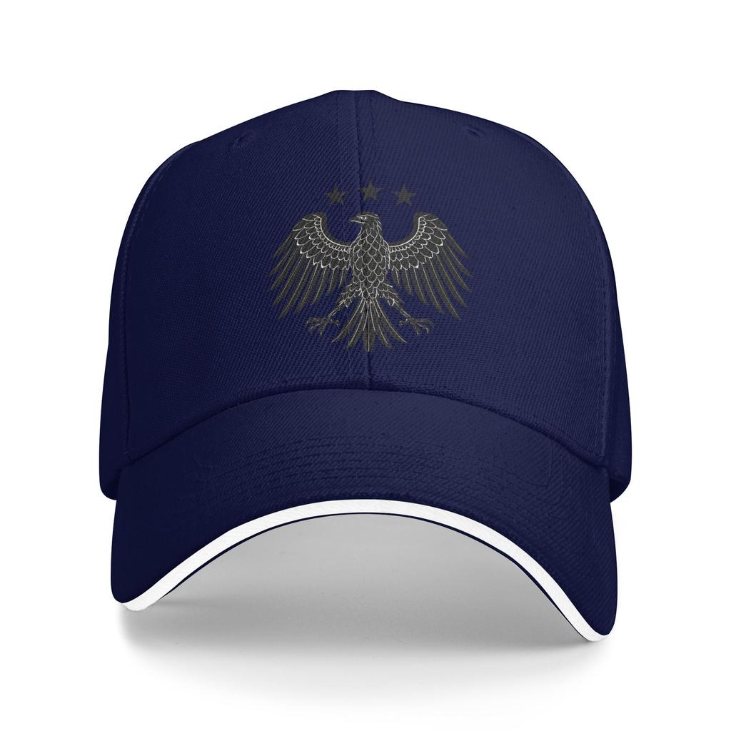 Schwarzes Syrisches Adler-Emblem Lässige Baseballkappe Sommer Trucker-Hut Hohe Qualität Kpop Rock Snapback-Kappe Paar Damen Baseballkappen