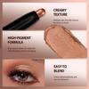 Eyeshadow Stick, Matte Shimmer Eyeshadow Pencil, Crayon, Smooth Waterproof Pigment, Creamy Eyeshadow Pencil, Shiny Eyeshadow, Eye Brightener,