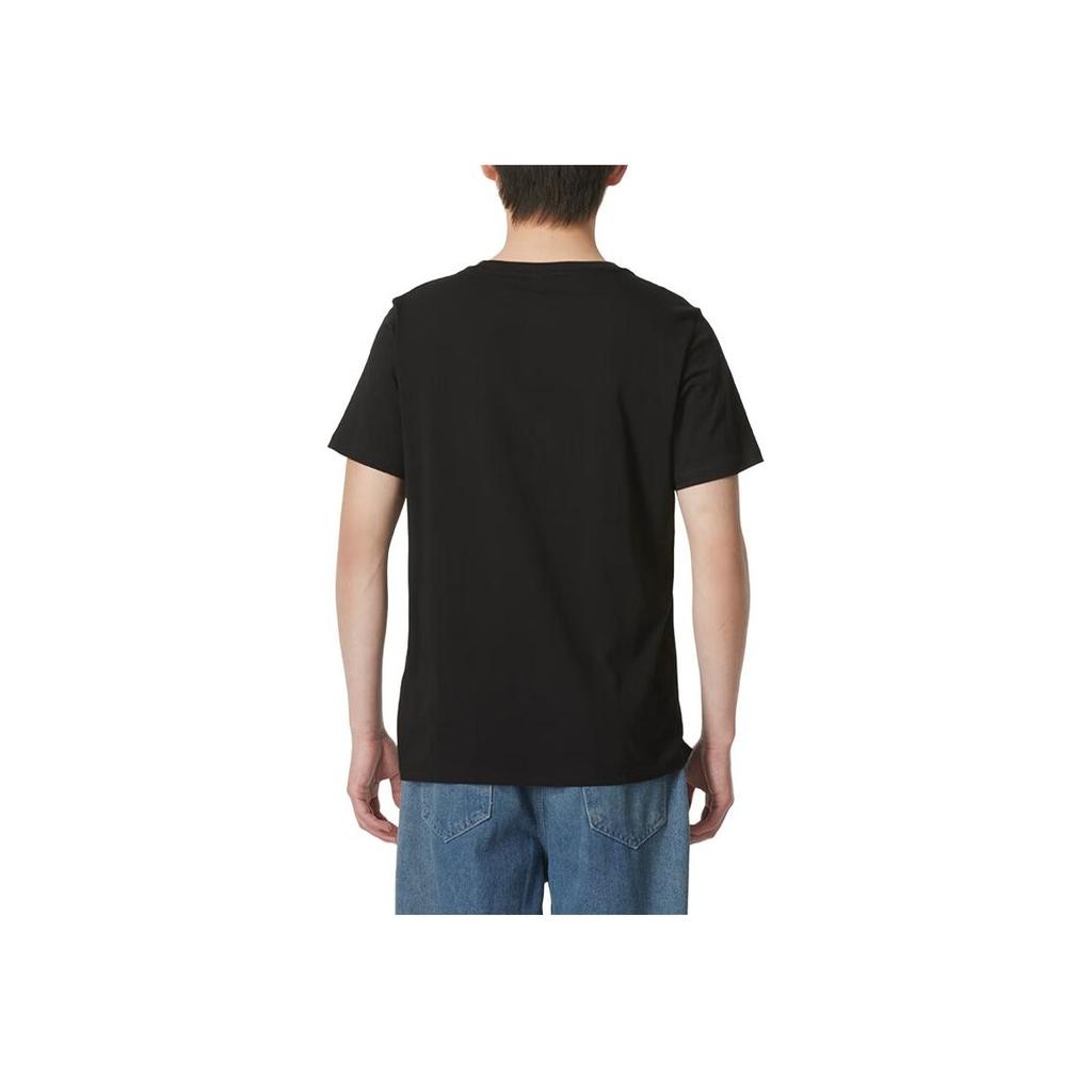 Puma SS24 Logo Print Crew Neck T-Shirt Men Tops Black 621980-74