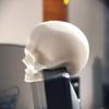 Skull Decoration Snap-On Monitor Clip 3D Printed Miniature Skull Figurine for Computer TV Screen Edge Unique Gothic Style Desktop Ornament Home Office