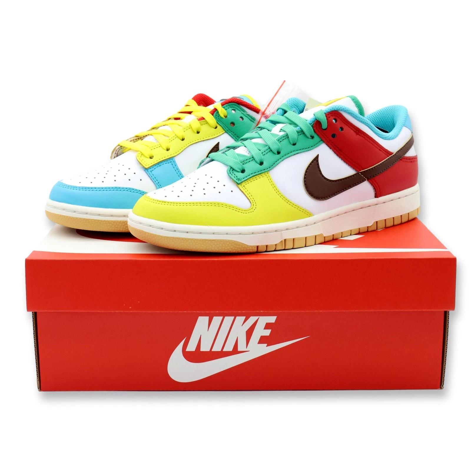 DH0952-100 Nike Dunk Low SE Free 99 Белый Светлый Шоколад Римский Зеленый (Мужской) US 11