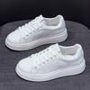 Fashion Designer Style White Sneakers 2025 Spring Autumn New Round Toe Solid Color Board Shoes Fashion Versatile Comfy Women Sneakers