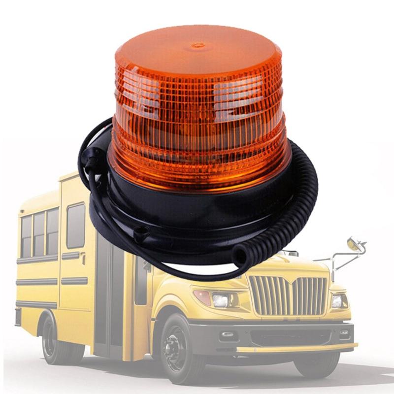 Warning Flashing Beacon Emergency Indication LED Lamp Car Rotating Traffice Safety Light Magnet Ceiling Box Flash Strobe