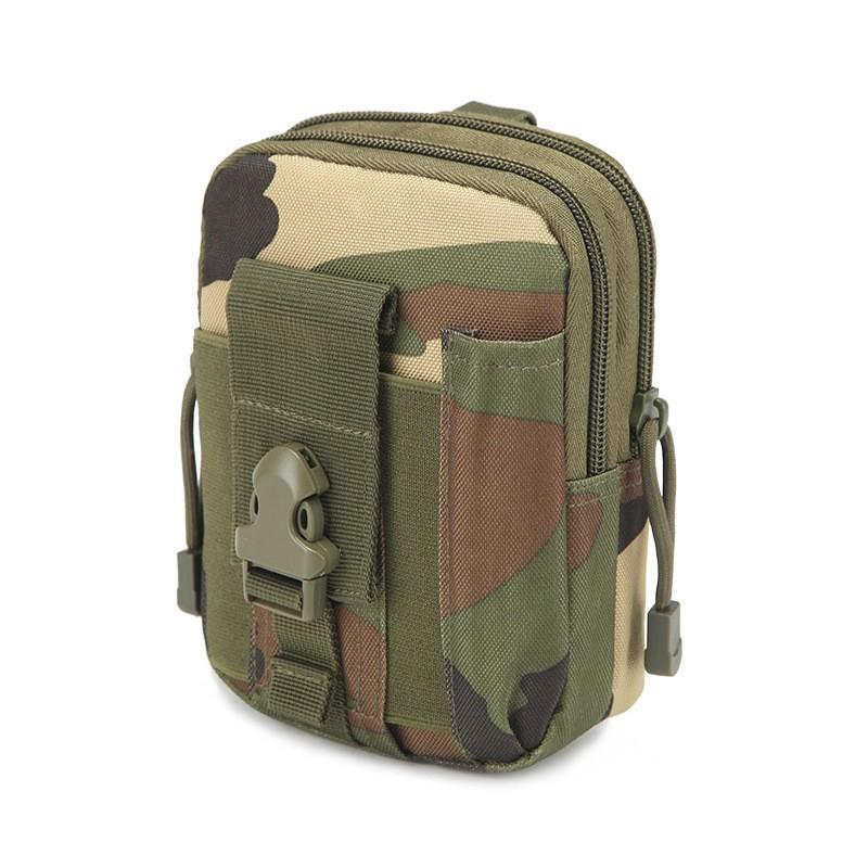 1 PCS Tactical Molle Pouch Waist Bag EDC Outdoor Gear Utility Belt Bag With Cell Phone Holder Gadget Pocket For Men Women