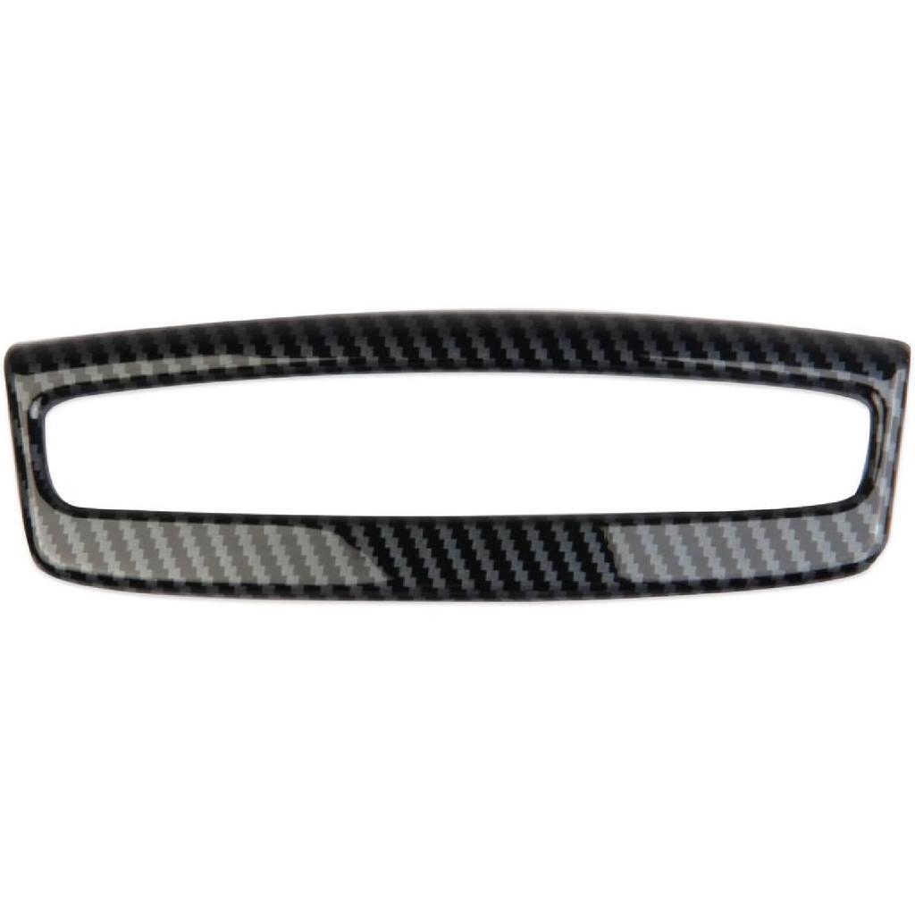 Korlot Carbon Fiber Center Console Armrest Button Cover Trim for Hyundai Tucson/Santa Cruz 2022-2024