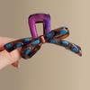 Maillard Contrast Color Drip Oil Bow Hair Grab Exquisite Advanced Grab Clip Versatile Personality Exquisite Hair Accessories Women