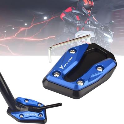 VORILES For MT03 MT-03 2021 2022 Motorcycle CNC Bracket Side Bracket Expansion Pad Flip MT-03 YZFR32021 2022 Accessories (Blue, MT-03)