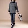 Sweatshirt Women Cotton Oversized Blouse Loose Casual Turtleneck Pullover Sweatshirt Tops