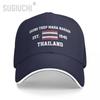 Baseballcap Thailand EST.1949 Krung Thep Maha Nakhon Capital Unisex WoUnisex Unisex Hip Hop Sandwich Caps Snapback Golf Hat Fiske