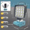 1Pcs Spotlights Camping Lamp 18V Lithium Battery Case Bl1830 Led Working Lights Flashlight Torch For Bl1860 Li-Ion Cell Pack