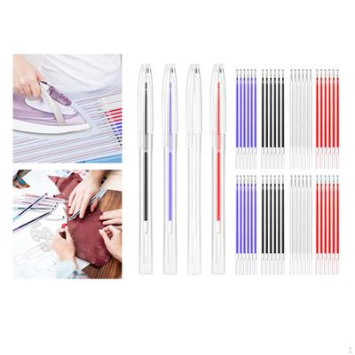 Marking Pen Erasable Fabric with 4 Colors Refills for Crafts Quilting Sewing DIY