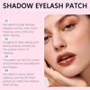 Zephoco Eyeshadow And Eyelash Stickers, Lazy Eye Shadow Eyelash Patch, 2-In-1 Reusable Eye Makeup Stickers Self-Adhesive Quick Makeup