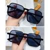 Luxury Black Eyewear UV400 Men Sun Glasses Oversized Sunglasses Goggle Women Square Sunglasses