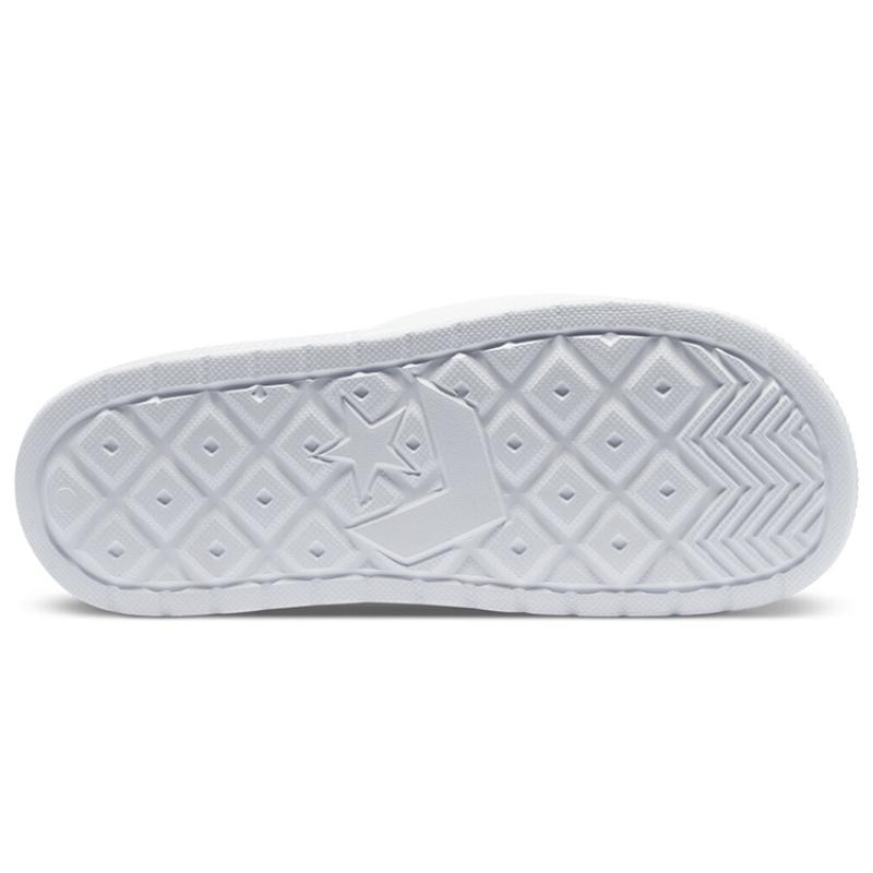 Converse All Star Fashion Trend rubber-soled slippers unisex white.