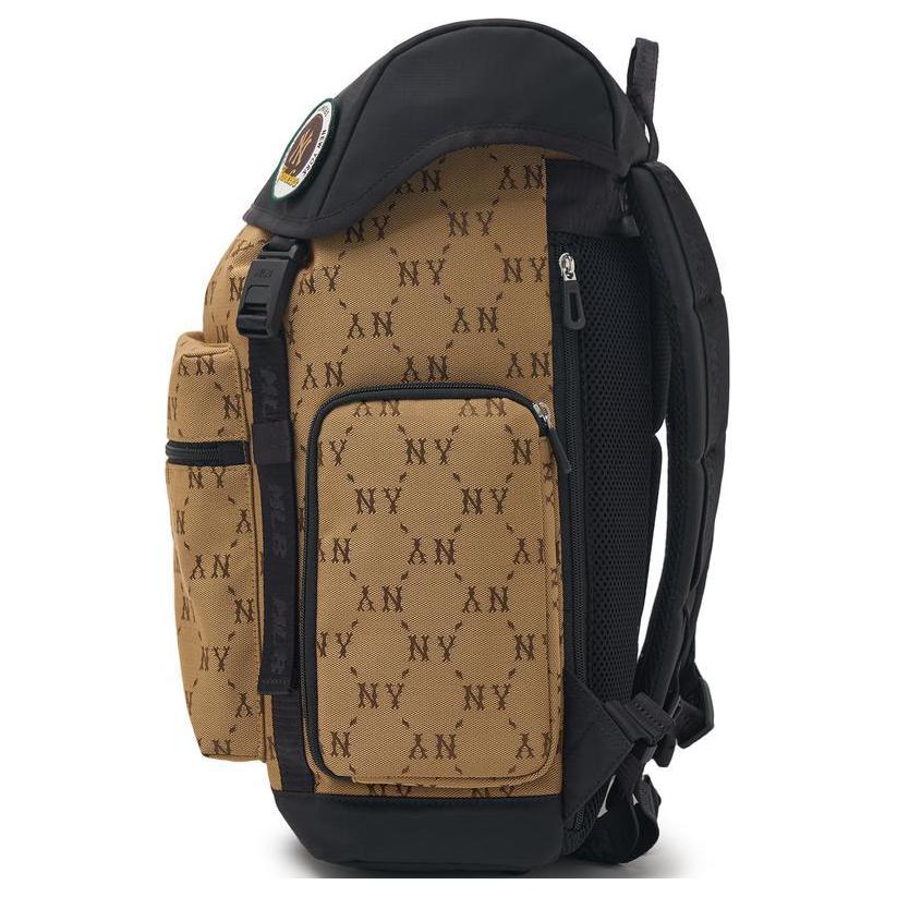 New MLB Polyester Backpack Regular Unisex Brown 7ABKRM14N-50BGS