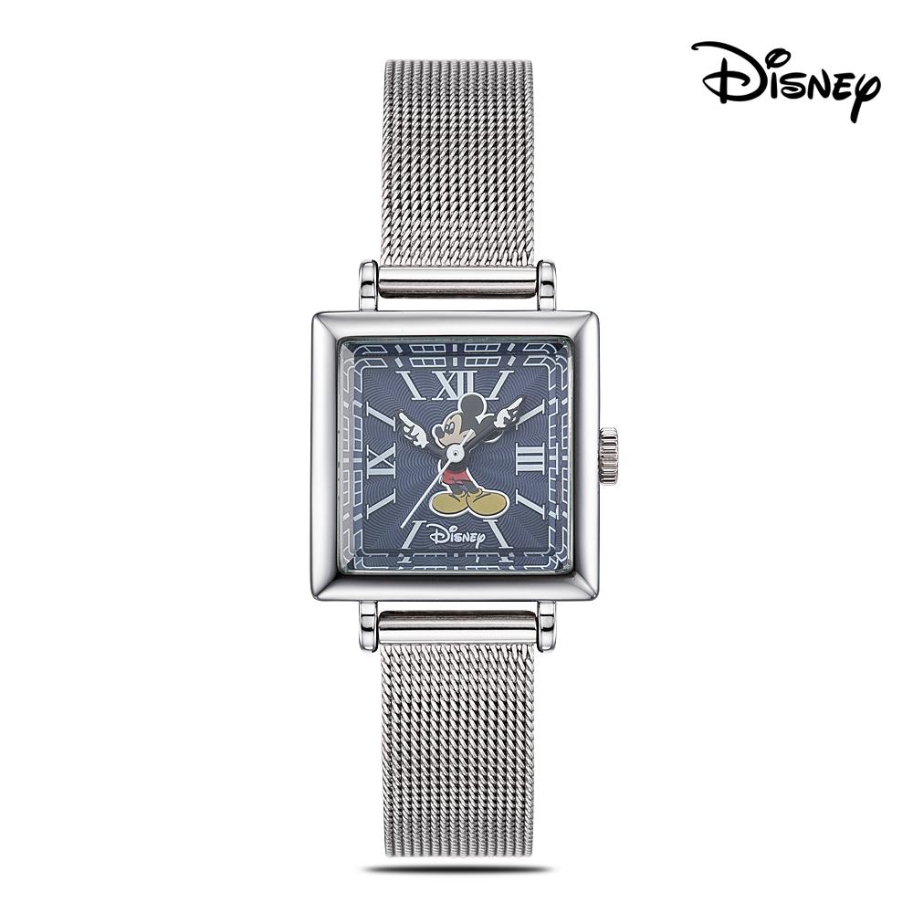 Dijeuni Mickey Mouse Newtro Women'S Mesh Band Wristwatch D11922Mbl