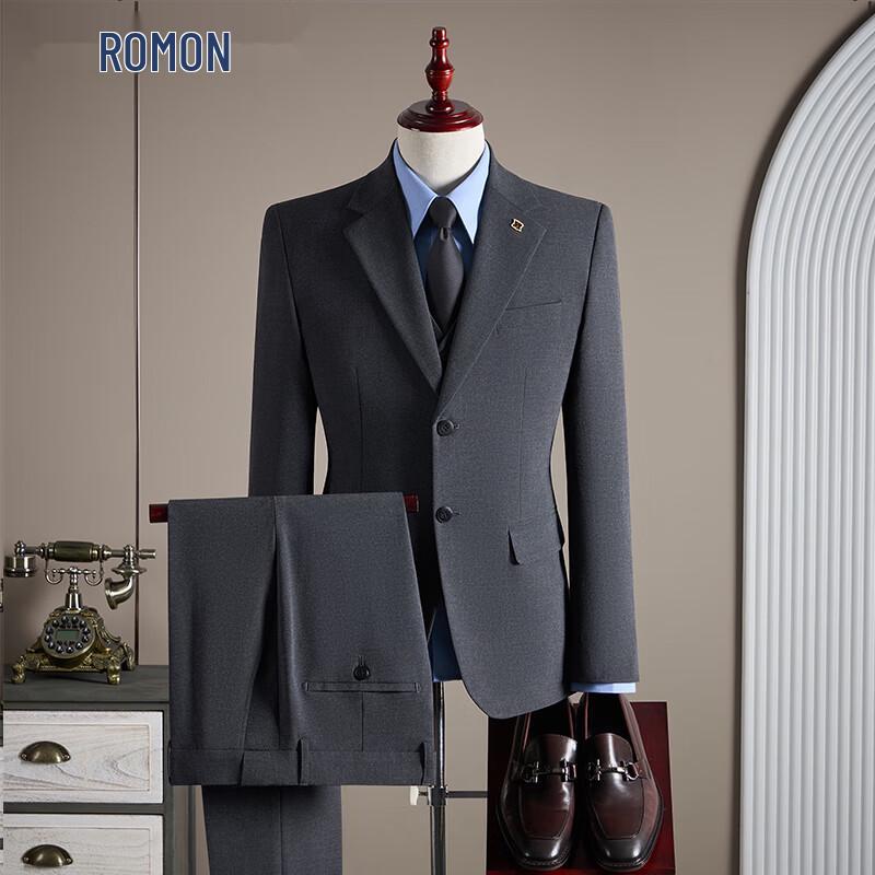 Romon Men's 3-Piece Business Suit Set