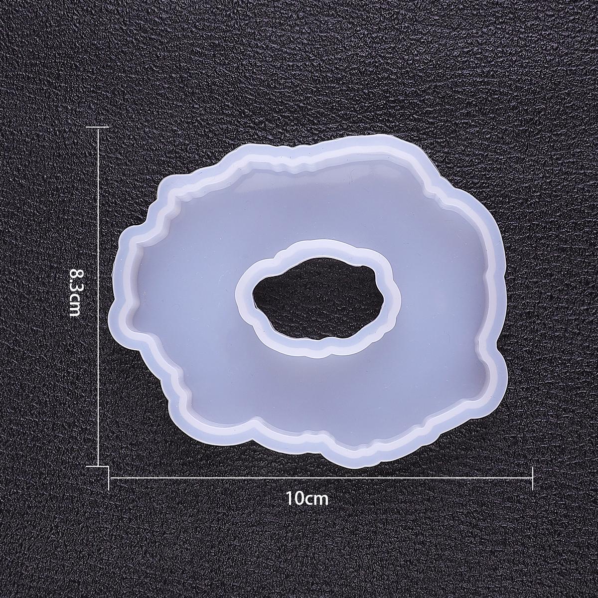 

1шт жидкая смола силиконовая форма DIY блюдо зеркало ремесло эпоксидная смола для изготовления ювелирных изделий