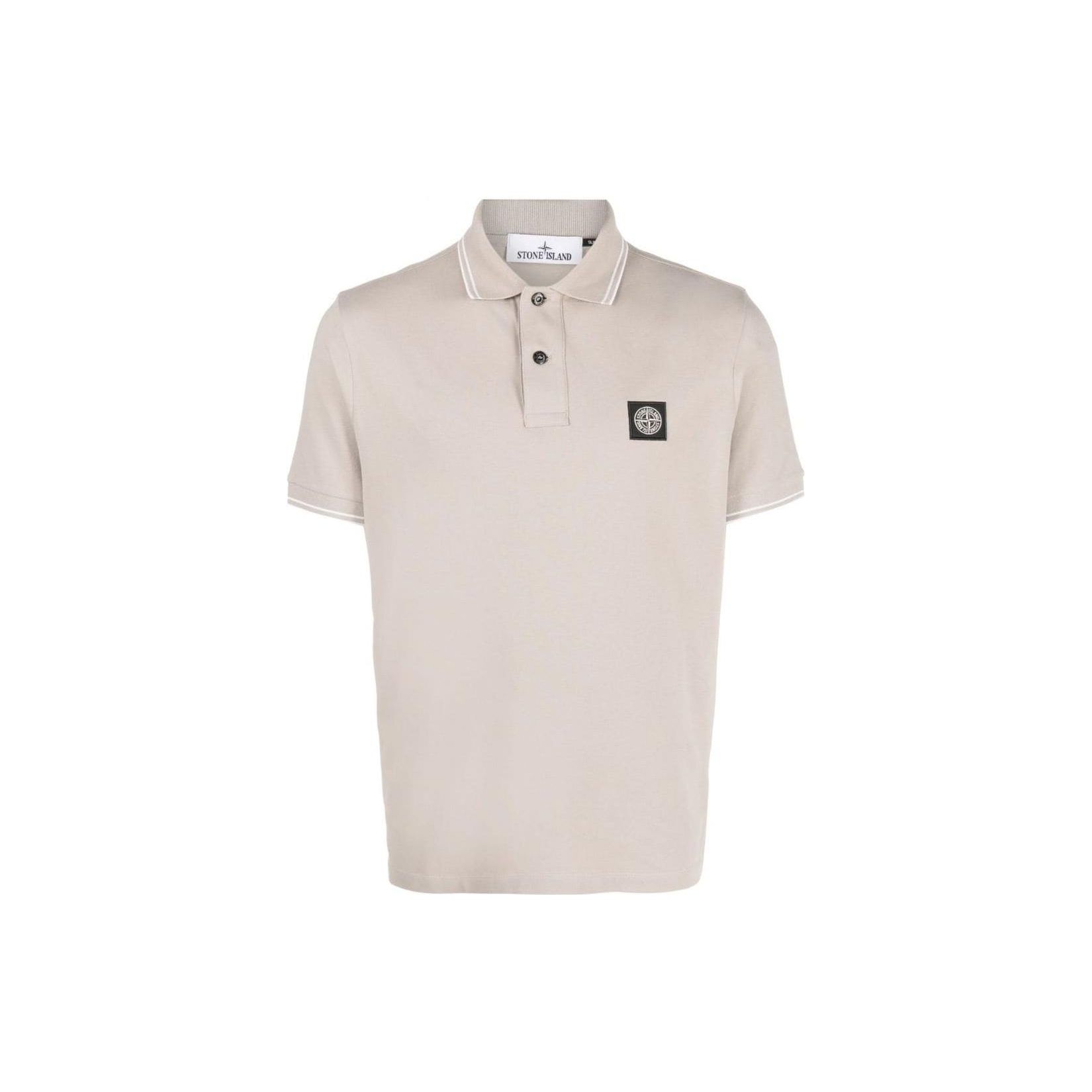 

STONE ISLAND Мужское поло с полосатой отделкой Ss23 топы бежевый 10152SC18-V0092 XXL