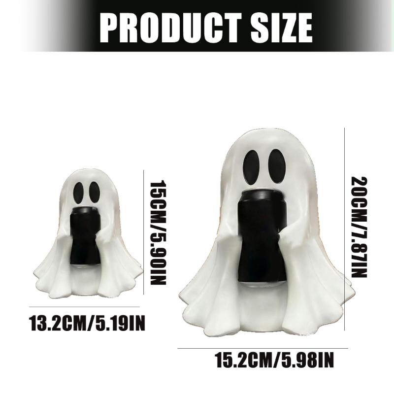 Haunting Theme Beverage Stand Interchangeable Can Holder Halloween Decoration Durable Plastic Safe For Family Gatherings