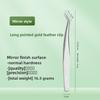 1pcs Lash Extension Tweezers Set Stainless Steel Precision Anti Static False Lashes Volume Golden 7-shaped Curved Makeup Tools