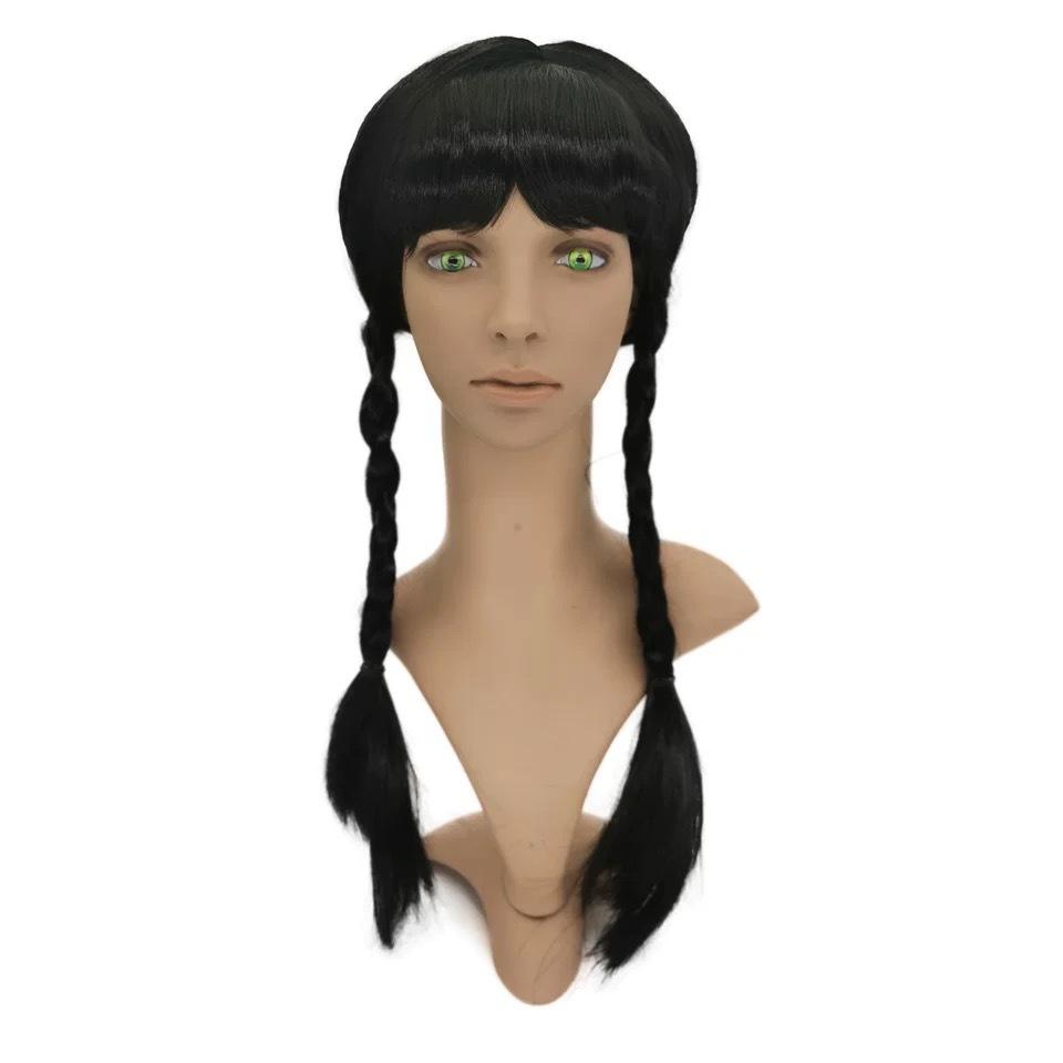 Beliebtes Mädchen Netzkleid Kleid Cosplay Adams Family Wednesday Partykleid