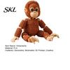 3D Printed Gorilla Toy Mini Figurine with Articulated Joints, Small Desktop Ornament Stress Relief Toy, Creative Cute Animal Model Gift for