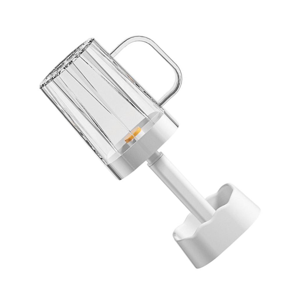 Covered Rinse Cup Multifunctional Toothbrush Holder with Cup Cover Handle for Home Travel