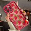Strawberry Bracelet Matte Case for iPhone 13 Pro/17/15 Pro Max