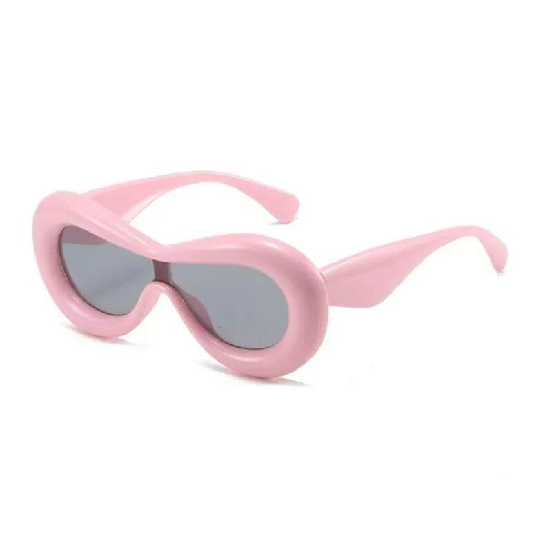 

New In Oval Sunglasses For Men Women Fashion Retro Brand Design Shades Eyewear Female Candy Color Goggle Sun Glasses As shown in the figu