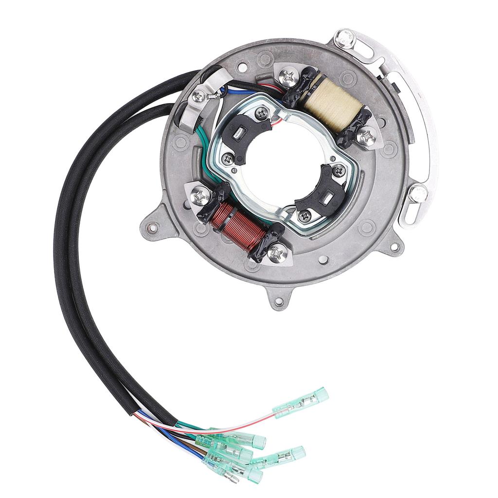 Bootsmotoren Zündspulenbasis Baugruppe Aluminium Eisen Verbessern die Startleistung 69P 85560 00 für 2-Takt 25 30 PS Außenbordmotor