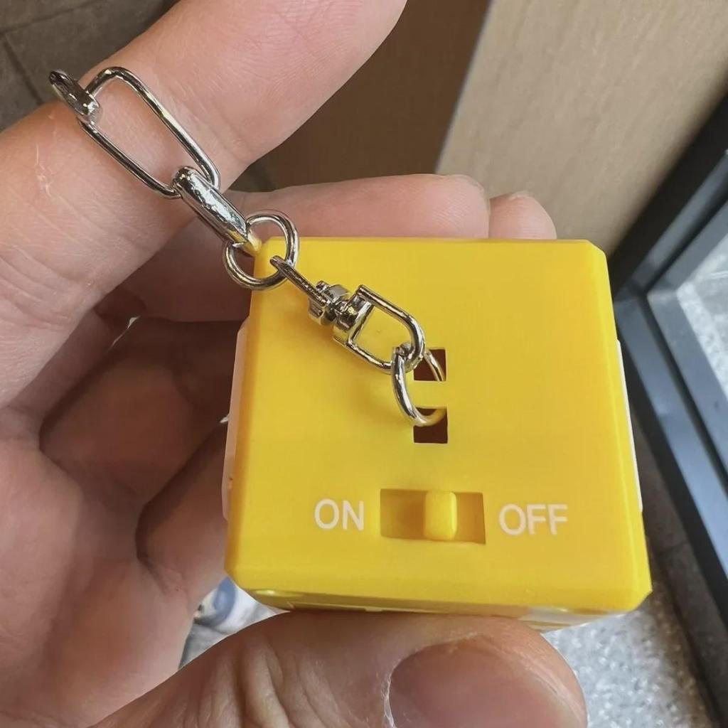 Sound-Activated Ghost Light Keychain and Stress Relief Toy