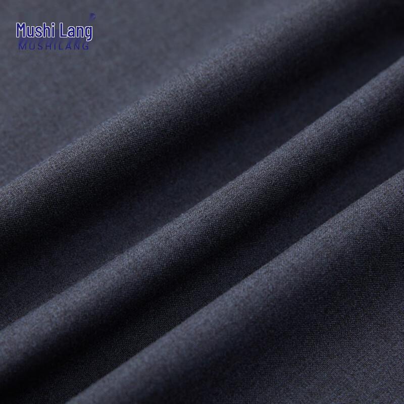 Men's Wool Blend Slim Fit Business Suit Set