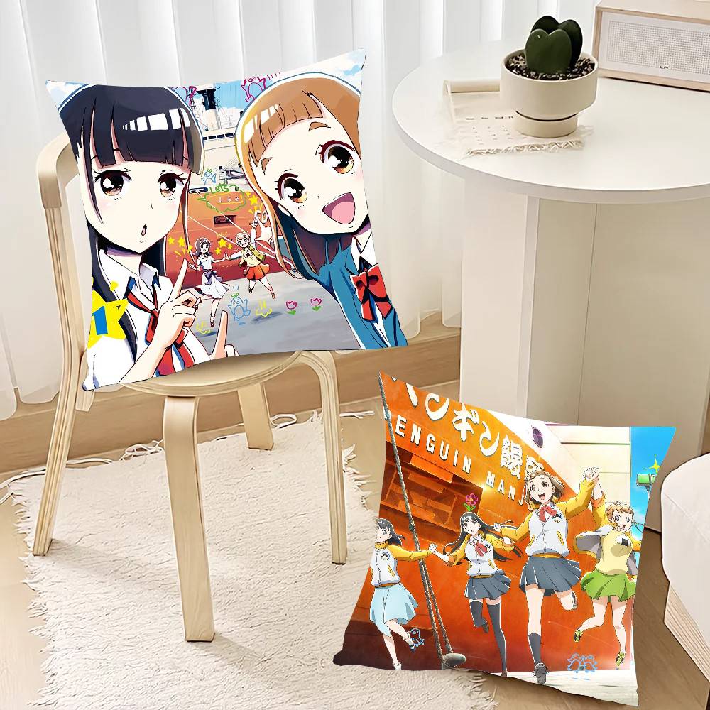 A Place Further Than The Universe Anime Pillow Case Home Decor Throw For Sofa Bed Car Room Decor Gift Idea