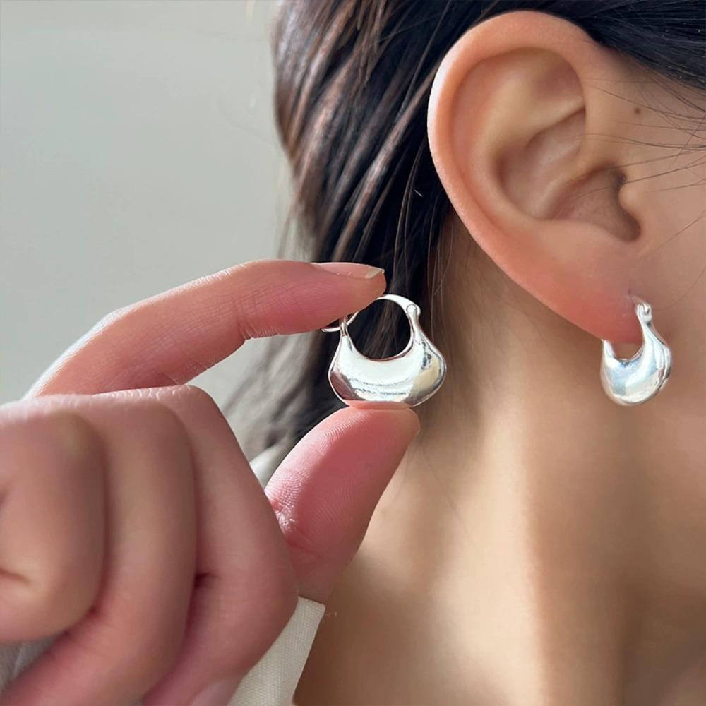 S925 Silver Needle Light Luxury Pearl Zircon Earrings Women's High-end Temperament Niche Versatile Stud Earrings