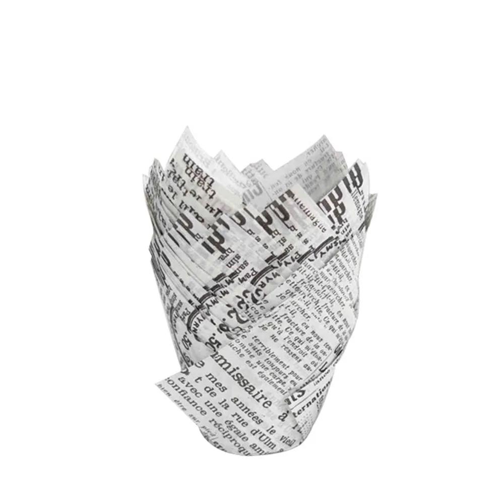 New DIY Cake Muffin Cups Bakeware Pastry Tools Tulip Baking Cup Cupcake Liners Party Supplies