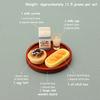 5Pcs 1:12 Dollhouse Miniature Simulation Milk Model Egg Tart Biscuit Ornament Set Diy Decor Toy Scene Meal Plate Accessories
