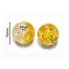 20-50pcs/lot Dark Color Transparent Cracked Glass Beads Round Bracelet Spacer Beads For DIY Necklace Jewelry Making Accessories