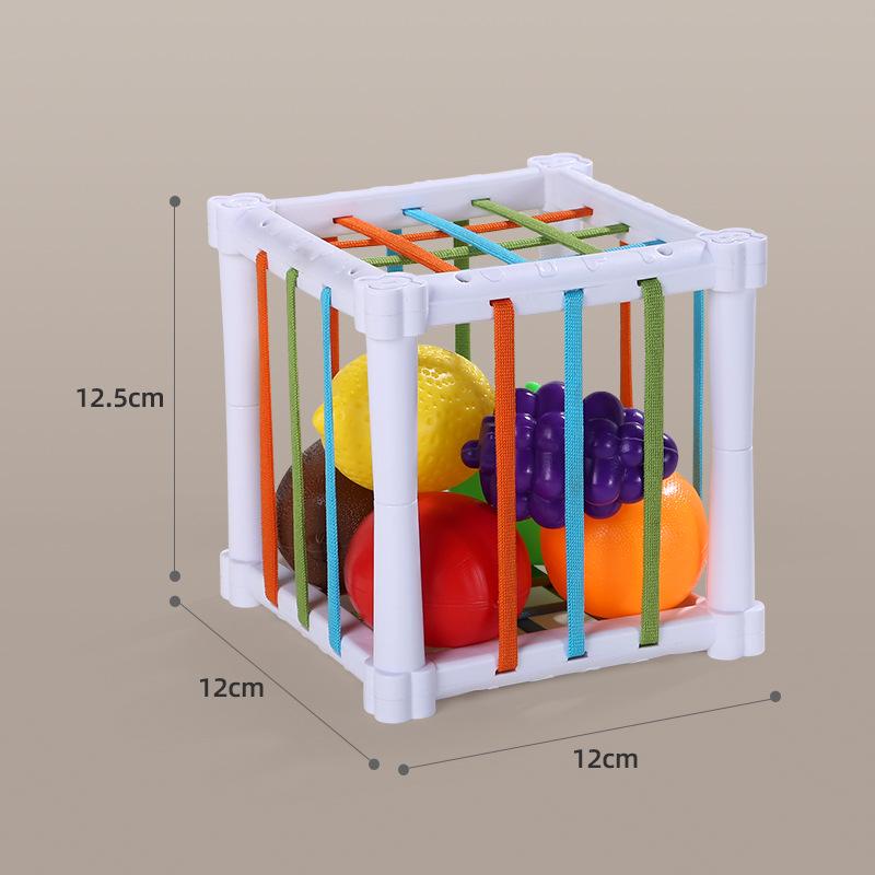 Rainbow Pop-Up Crib Toy for Babies 0-1 Year: Promotes Early Education, Intellectual Growth, and Fine Motor Skills for 6 Months and Up