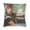Jeremy Allen White Vintage Pillowcase Polyester Linen Velvet Pattern Zip Decorative Sofa Seater Cushion Cover