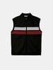 Ikalook Golf & Life Striped Zip-Up Knit Vest Cjp138