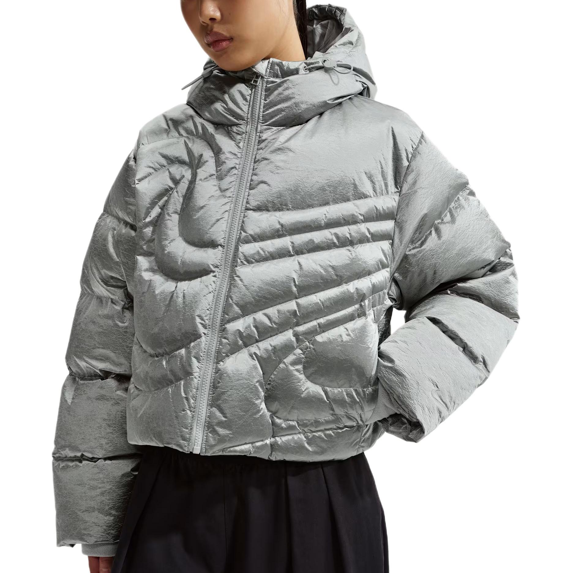 

Nike Swoosh Therma-Fit Простая Свободная Теплая Водонепроницаемая Ветрозащитная Спортивная Длинный Рукав Пуховик Зарубежная Версия Женские куртки IB2003-095 S