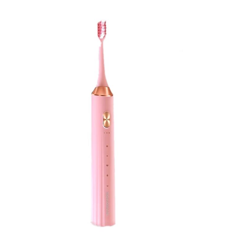 

Sohaman Y1 Peach Pink Sonic Electric Toothbrush