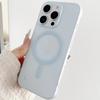 iPhone 17 Pro Max Magnetic Borderless Case (Fits Apple 16, 15, 14, 13 models) - Frosted Design with Large Hole