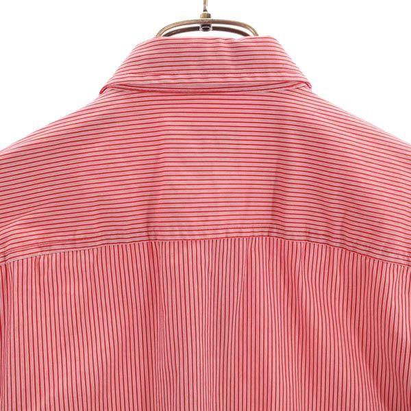 Armani Exchange Striped Pattern Long Sleeve Shirt XS Red Men's Used
